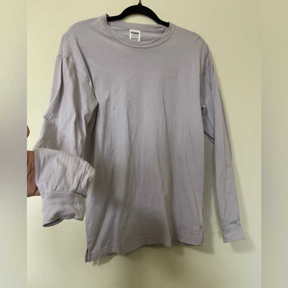 Pink by Victoria’s Secret‎ Rhinestone Long Sleeve Shirt in Lavender - XS - Picture 1 of 7